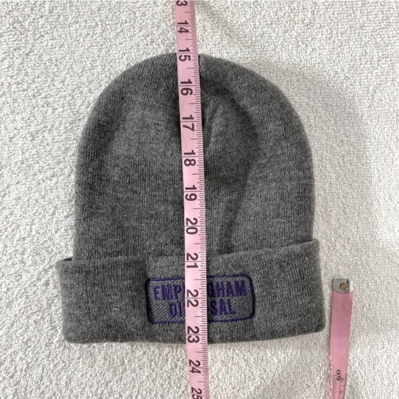 5/$25 Embroidered Empringham Unisex Grey Toque Beanie Winter Hat - Picture 11 of 11